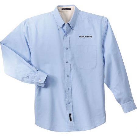 20-TLS608, Large Tall, Light Blue, Left Chest, Performive - 3in.